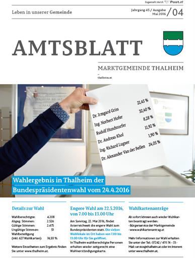 Vorschaubild - Amtsblatt 04 - Mai 2016