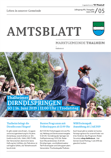 Titelblatt Amtsblatt 05/2019 Juni