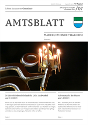 Titelbild Amtsblatt 07 2023 - Läuferstatue mit brennenden Fackeln